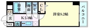 天満町駅 徒歩7分 6階の物件間取画像